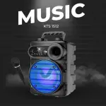 Ramzan Deal #5: KTS-1512 4" Wireless Rechargeable Speaker + Yoga DM-193 Professional Headset Mic