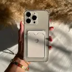 iPhone Transparent Wallet Case | Pocket Card & Picture Holder✨