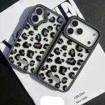 Black Cheetah Studded Case