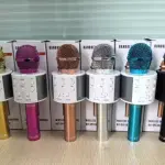 WS-858 Wireless Bluetooth Karaoke Microphone & Hi-Fi Speaker - Handheld Portable Mic with Magic Voice Changer