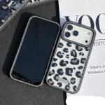 Black Cheetah Studded Case