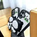 🐼 Panda 3D Squishy Case with Stand Holder