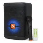 KTS-1279 8 Inch Wireless Karaoke Speaker with Wireless Microphone, Bluetooth, USB, TF, FM Radio & RGB LED Light Portable Party Speaker