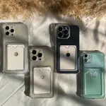 iPhone Transparent Wallet Case | Pocket Card & Picture Holder✨