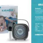 GreatNice GTS-2008 Mini Karaoke Speaker with Voice Changer Mic – 4 Inch High-Bass Driver – Type-C Fast Charging – Special Discount Offer
