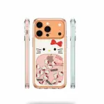 Hello Kitty Glitter Case Semi Transparent Case