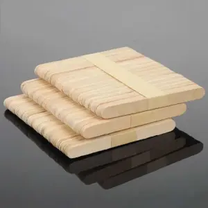 Pack of popsicle sticks/ Pack of 100 Ice Cream Sticks (wooden) for 93mm 10mm 2mm Art Work-Plain best quality