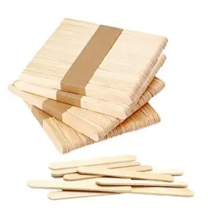 Pack of 500 Ice Cream Sticks (wooden) for 93mm 10mm 2mm Art Work-Plain best quality