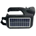 GTS-2068 Solar Bluetooth Speaker 3 Inch 5W with Torch Light | Portable Wireless Speaker USB TF FM TWS Mini Outdoor Speaker