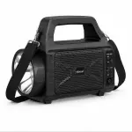 KTS-2031 Portable Wireless Speaker 3 Inch Bluetooth USB TF FM Radio Emergency Light Solar Panel 1200mAh