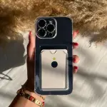 iPhone Transparent Wallet Case | Pocket Card & Picture Holder✨