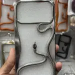 Snake Electroplated iPhone Case – Luxury Glossy Mirror Shine Slim Protective Cover