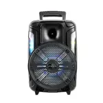 CRight KTS-1175 Wireless Portable Party Speaker - 8 Inch Big Woofer - High Power Bass - RGB LED Lights - Wireless Bluetooth, USB, SD Card & AUX Suppor