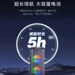 BTS-2225 Bluetooth Party Speaker Dual 8 Inch 100W with Wireless Mic RGB LED | Portable Karaoke Speaker Big Bass USB AUX RGB LED speaker outdoor sound system