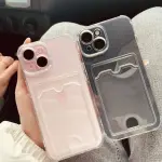 iPhone Transparent Wallet Case | Pocket Card & Picture Holder✨