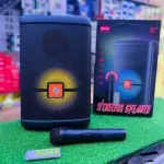 KTS-1279 8 Inch Wireless Karaoke Speaker with Wireless Microphone, Bluetooth, USB, TF, FM Radio & RGB LED Light Portable Party Speaker