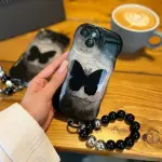 Premium Black Butterflies Chubby Case