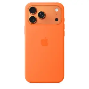 Offical apple logo cosmic orange case 🍊
