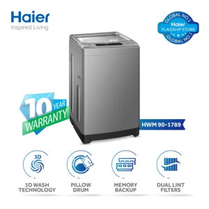 Haier HWM 90-1789 Fully Automatic Washing Machine With Official Warranty