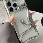 Snake Electroplated iPhone Case – Luxury Glossy Mirror Shine Slim Protective Cover
