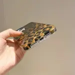 Golden Glitter Cheetah Case