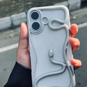 Snake Electroplated iPhone Case – Luxury Glossy Mirror Shine Slim Protective Cover