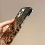 Golden Glitter Cheetah Case