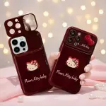 Ruby Kitty Mirror iPhone Case – Cute Chic Sparkle Protective Cover