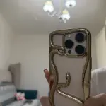 Snake Electroplated iPhone Case – Luxury Glossy Mirror Shine Slim Protective Cover