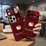 Ruby Kitty Mirror iPhone Case – Cute Chic Sparkle Protective Cover