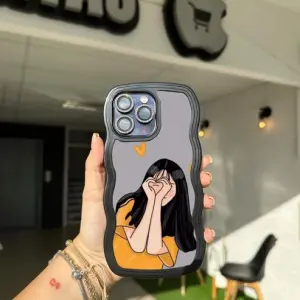 3D Wavy Plated Case ❤