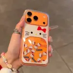 Hello Kitty Glitter Case Semi Transparent Case