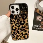 Golden Glitter Cheetah Case
